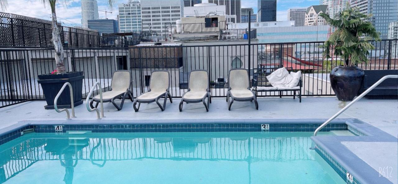 Modern Elite Open Style Loft With Rooftop Pool & Jacuzzi Los Angeles Exteriör bild